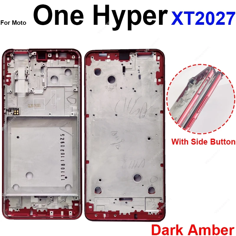 Motorola Moto One Fusion Plus One Vision One Action One Hyper One Zoom 중간 LCD 프레임 커버 부품 용 중간 프레임 하우징