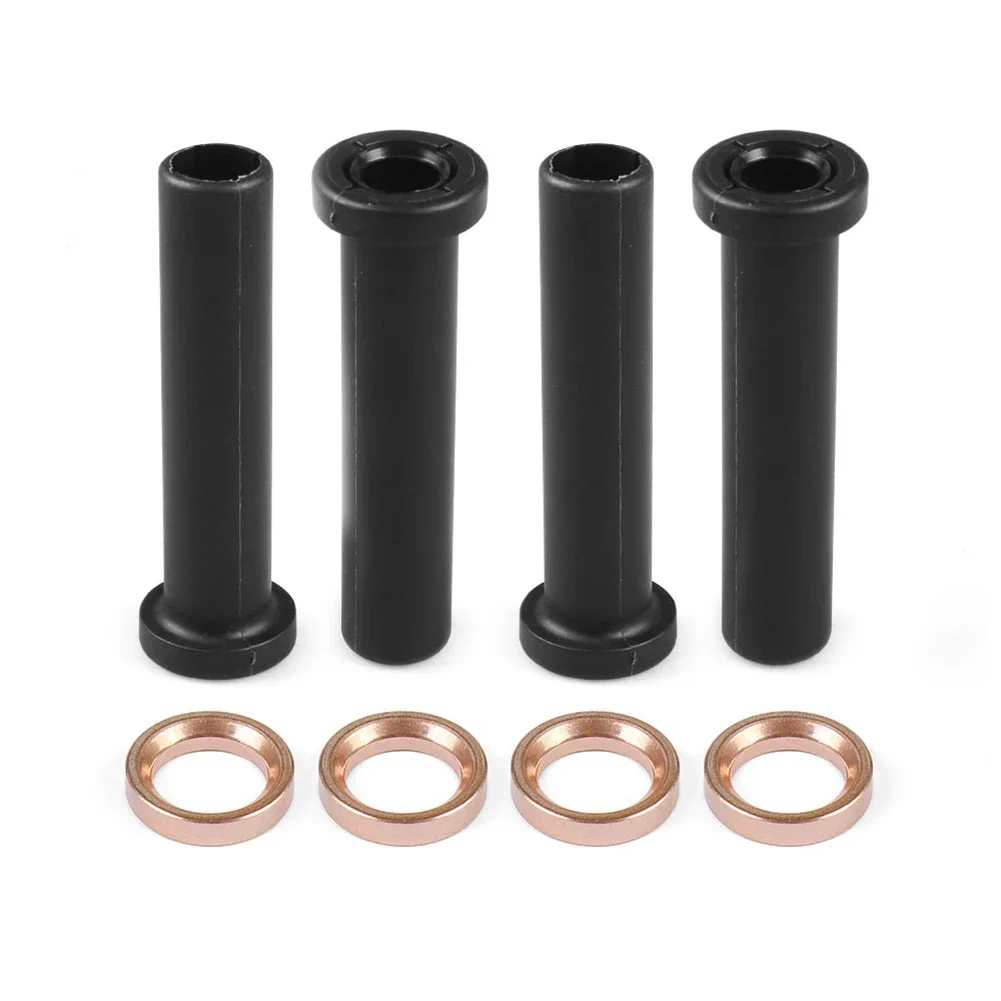 Front Suspension Control A-Arm Long Bushing With Spacers Compatible For Polaris Trail 250 5431596 5433066 5434551