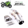 EXHAUST FOR KAWASAKI ER6N ER6F 2012-2016 NINJA 650R Z650 2017-2020 VERSYS 650 2015-2020 MOTORCYCLE EXHAUST FULL SYSTEM MUFFLER