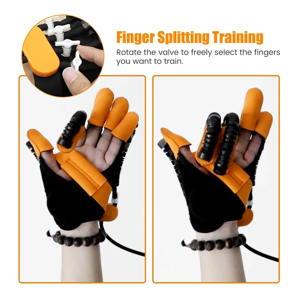 Multifunctional Hand Rehabilitation Robot Gloves Hand Trainning glove Hemiplegia Finger Rehabilitation Robot Training Glove 3
