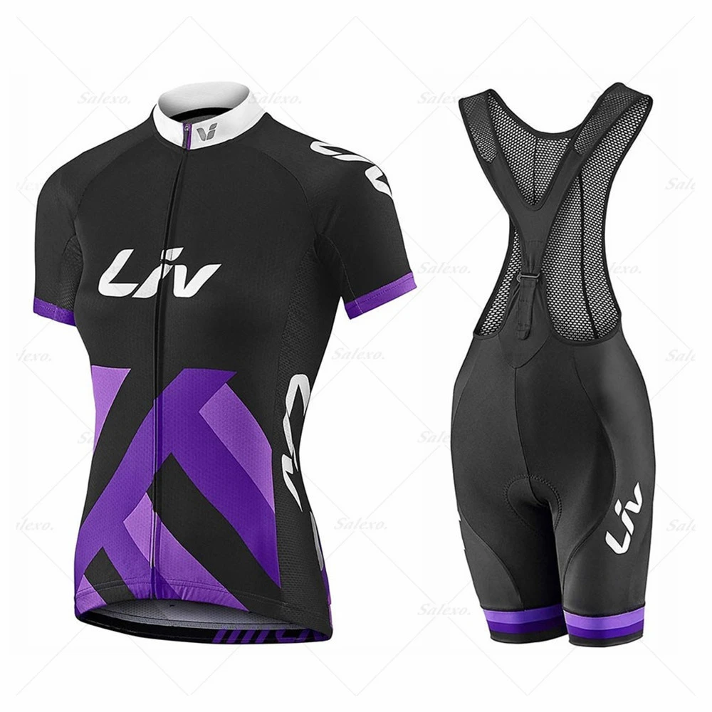 New Liv Women Cycling Jersey 2023 Short Sleeve Bicycle Clothes Female