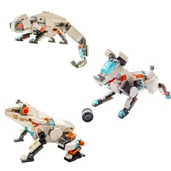 Moc – Robot Mecha Dragon, lézard, grenouille, chien, bloc de Construction créatif, modèle d'assemblage, série Mecha, jouet pour enfants, cadeau 