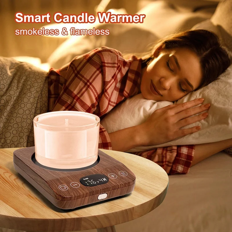 Coffee Mug Warmer Auto On/Off Upgrade-Induction Mug Warmer Desk 9 Temperature Settings 1-9 Timer US Plug Easy Use