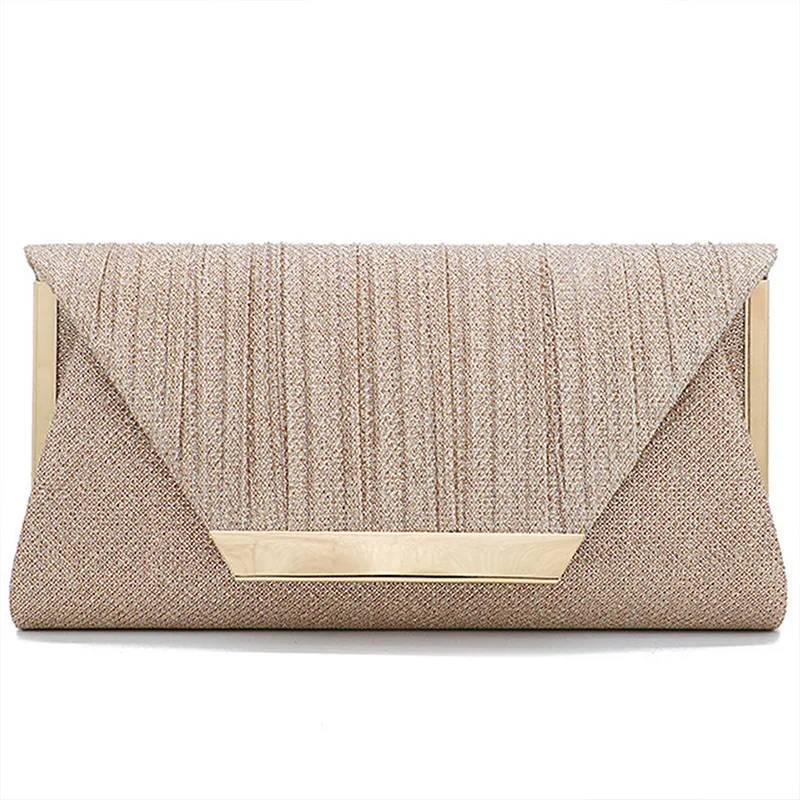 Luxury Women's Clutch Purse with Detachable Strap High-Quality Leather Small Crossbody Bag for Dinner Date and Evening Party