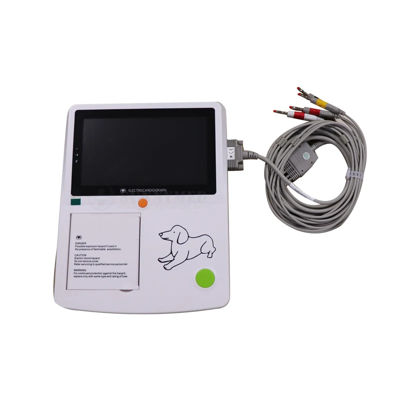 

SY-W002 medical portable Vet 3 channel ECG device for animals dogs cats