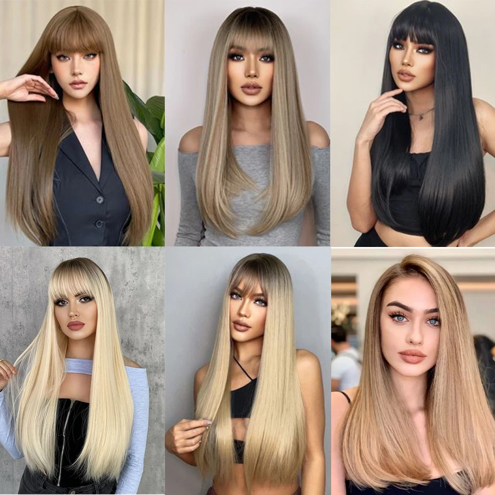 Easyouth Draht-on Extension Echthaar – 45 Cm, 80 G, Ash Brown Mix Platin Blonde, Inkl. Draht & Clips