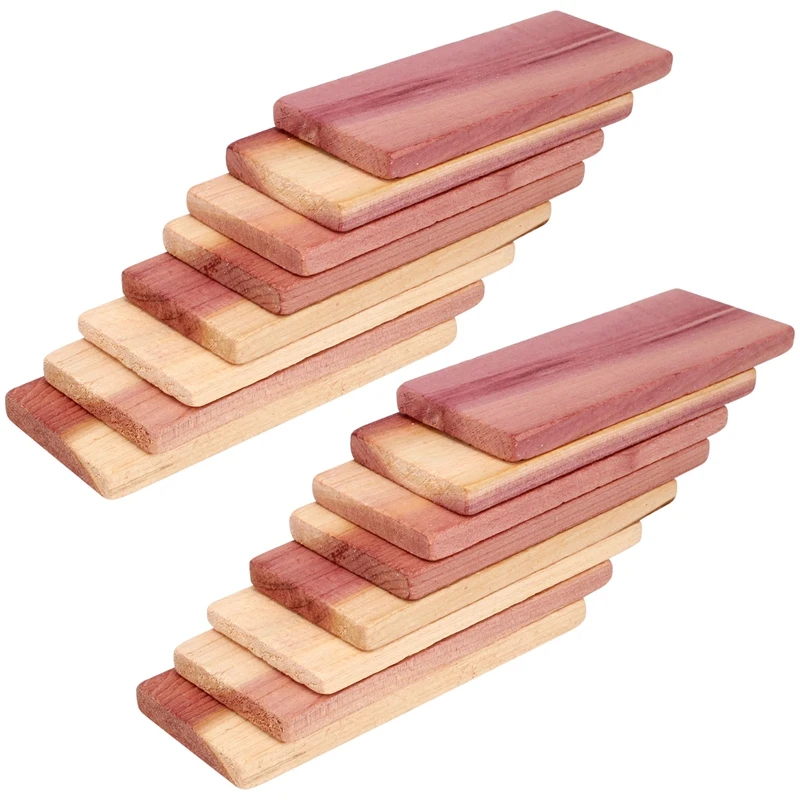 

HOT-16 Pack Cedar Blocks For Closet,Red Cedar Blocks For Storage, Aromatic Cedar Blocks For Closet And Drawer