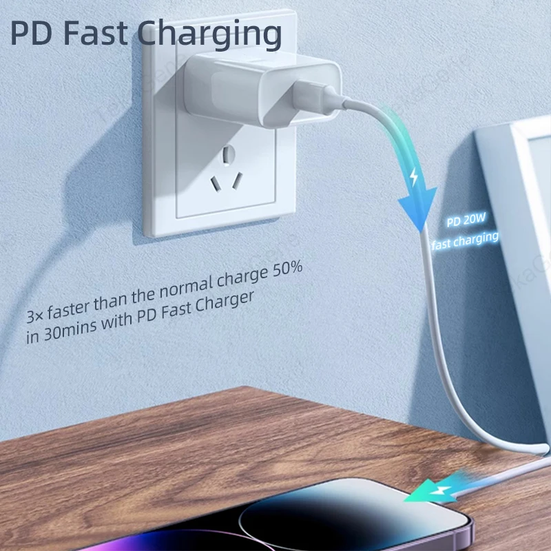 MFi certification PD3.0 20W Fast Charger Data Cable For iPhone 14 13 12 Pro Max AirPods iPad USB Type C To Lightning Cable - Image 3