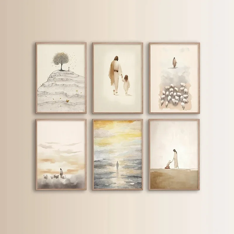 Jesus on The Path Paintings 1