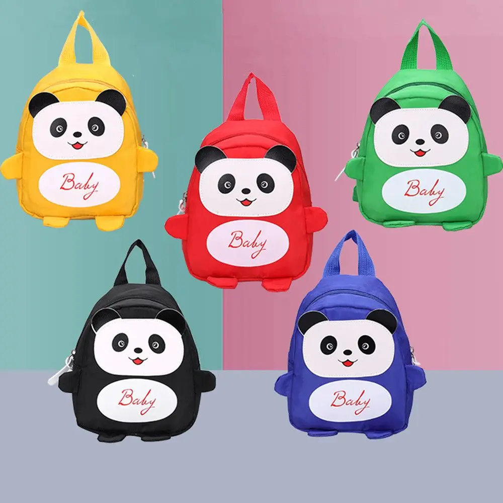 Nylon Cartoon Panda Mini Backpack for Kids