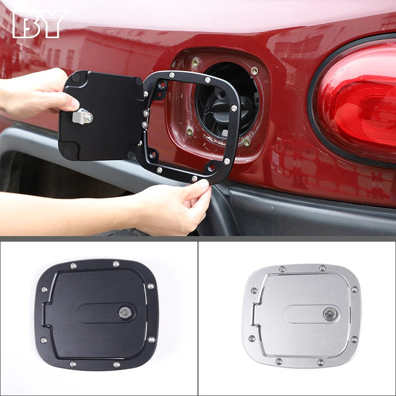 AluminumAlloyCarFuelTankCoverGasDoorCapDecorationForToyota