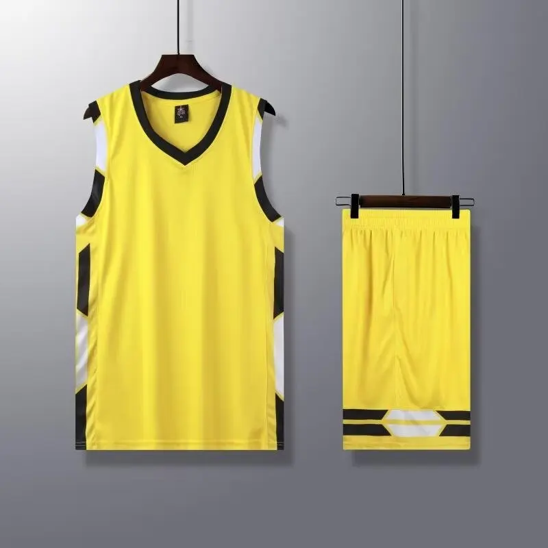 Men Sports Suit Basketball Training Clothes 24/25 Kit Fans Shirt Jerseys Vest Shorts