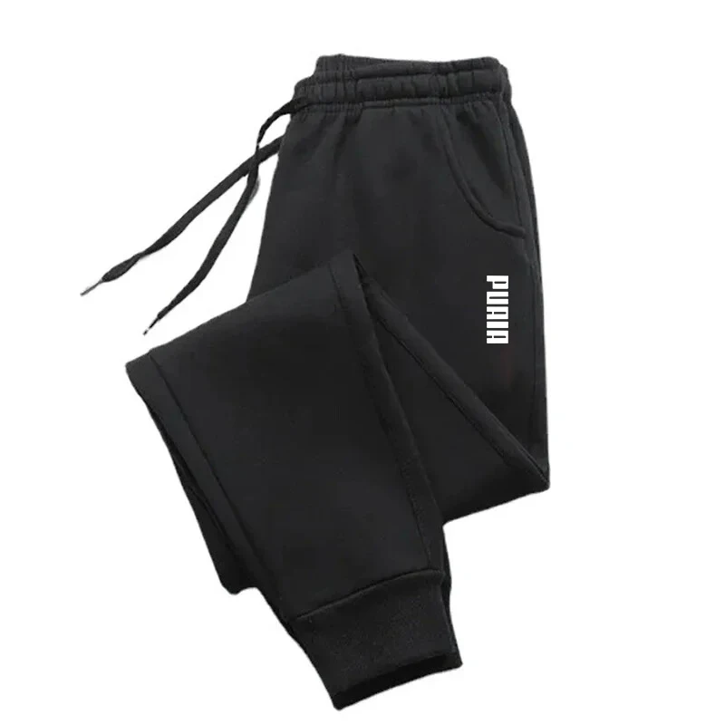 

2023 Fitness Workout Brand Track Pants Autumn Winter Male Cotton Sportswear Trousers Joggers Sweatpants Men Casual Skinny Pants