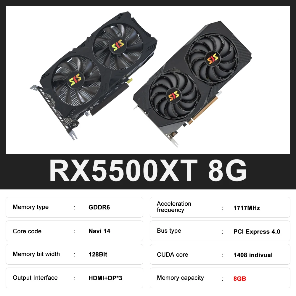 マイニングリグセット Radeon 5500XT 8GB 4枚 省エネ 月利3万 マイニングリグセット Radeon 5500XT 8GB 4枚 省エネ 月利3万