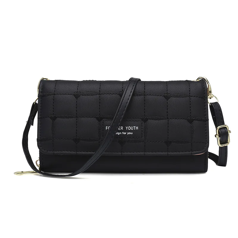 2023 New Women's Wallet Fashion High Quality Crossbody Zero Wallet Solid Color Versatile Multifunctional Card Zipper Wallet