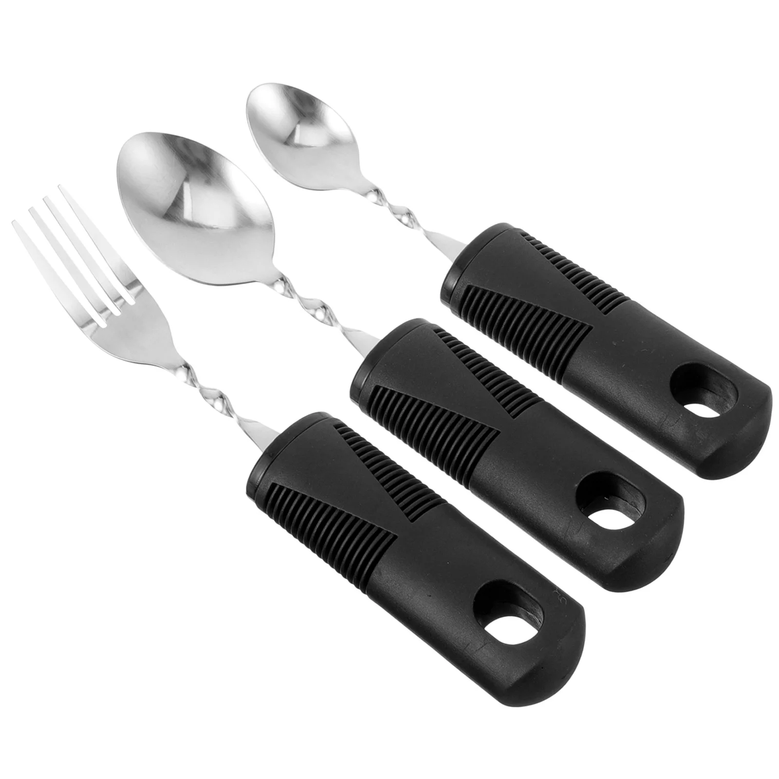 

Bendable Cutlery Portable Utensils Tableware Elderly Big Spoon Stainless Steel Parkinsons Meal Adults Adaptive