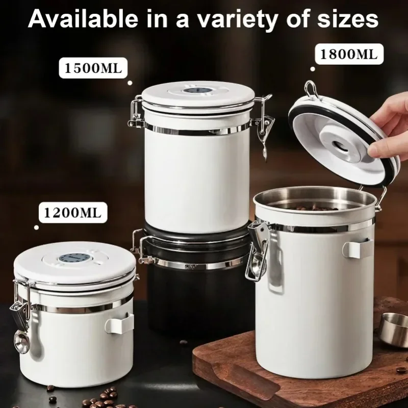 Stainless Steel Coffee Jar 4