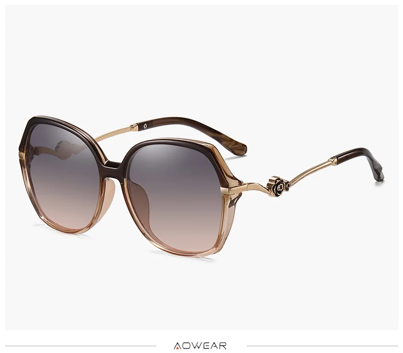 Oversized Sonnenbrille Für Damen Mit Polarisierten Gläsern_voghion.com