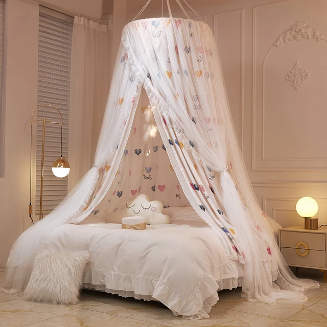 Double Layer Bed Curtain Princess Hanging-Type Dome Mosquito Nets