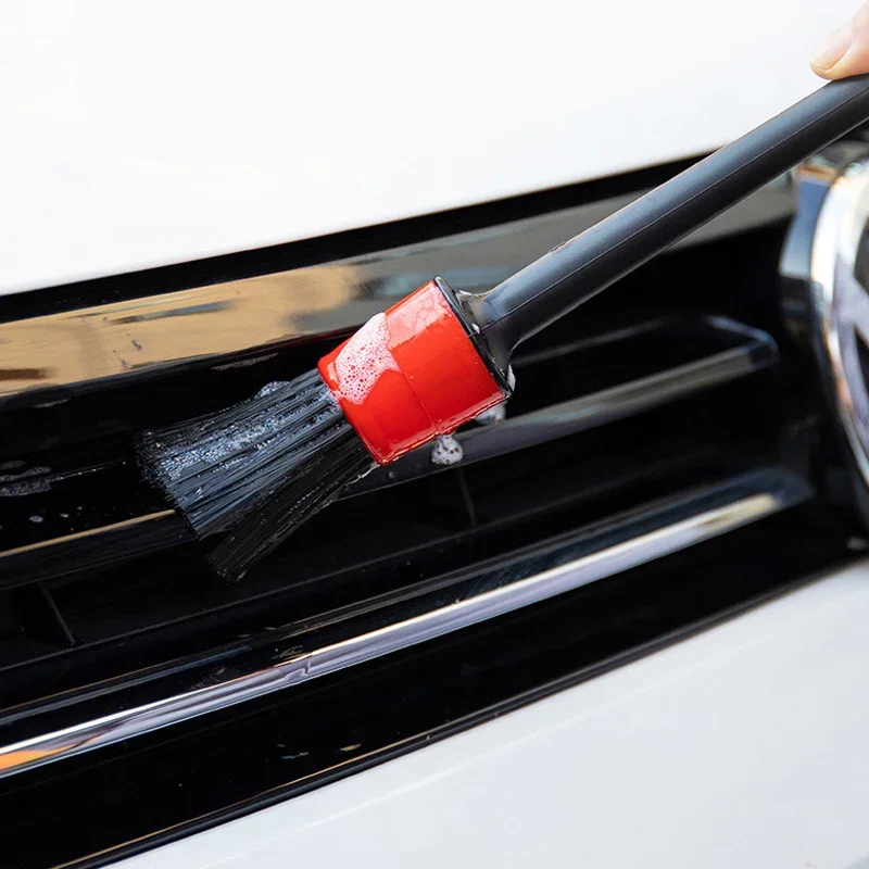 Car Detailing Brush Set Interior Cleaning Soft Detail Brushes Automotive Air Conditioner