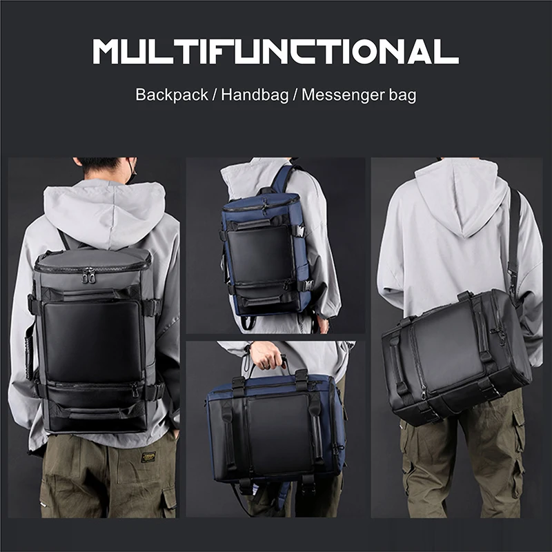 SWISS MILITARY-Mochila masculina de viagem com compartimento múltiplo impermeável para estudantes universitários, bolsa de lazer, moda