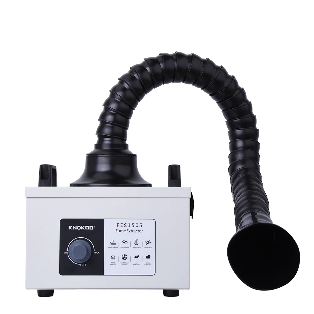 FES150S Laser Smoke Purifier 100W Portable Smoke Evacuator For Laser Welding Printing