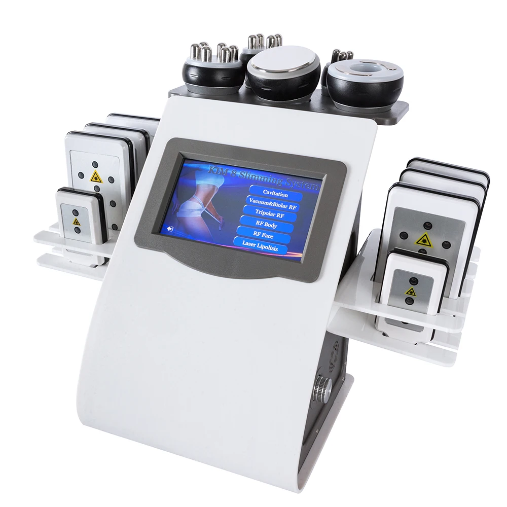

40K Cavitation Ultrasonic Body Slimming Machine Multi-Polar Radio Frequency Anti-Wrinkle Rejuvenation Skin Lift Tighten