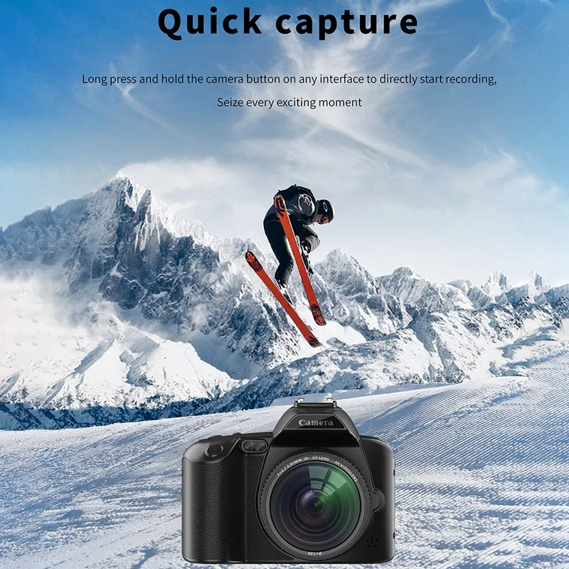Digital Photography Camera Night Vision Camera 4K WIFI Web Cam Vintage Vlog Video Recorder 64MP Camcorder