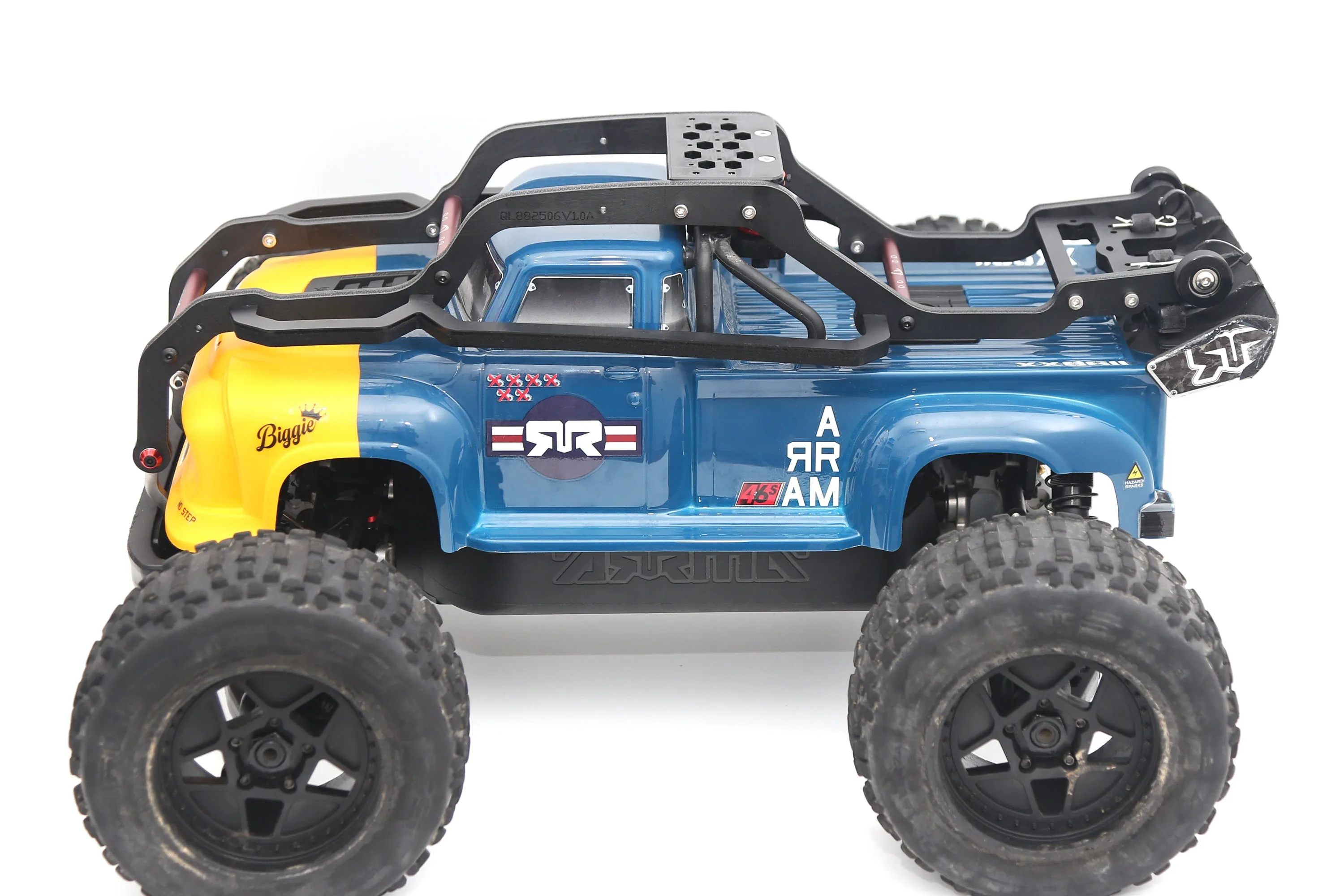 ARRMA Notorious 6S BLX Con Corpo In Acciaio Reale Blu - Foto 7