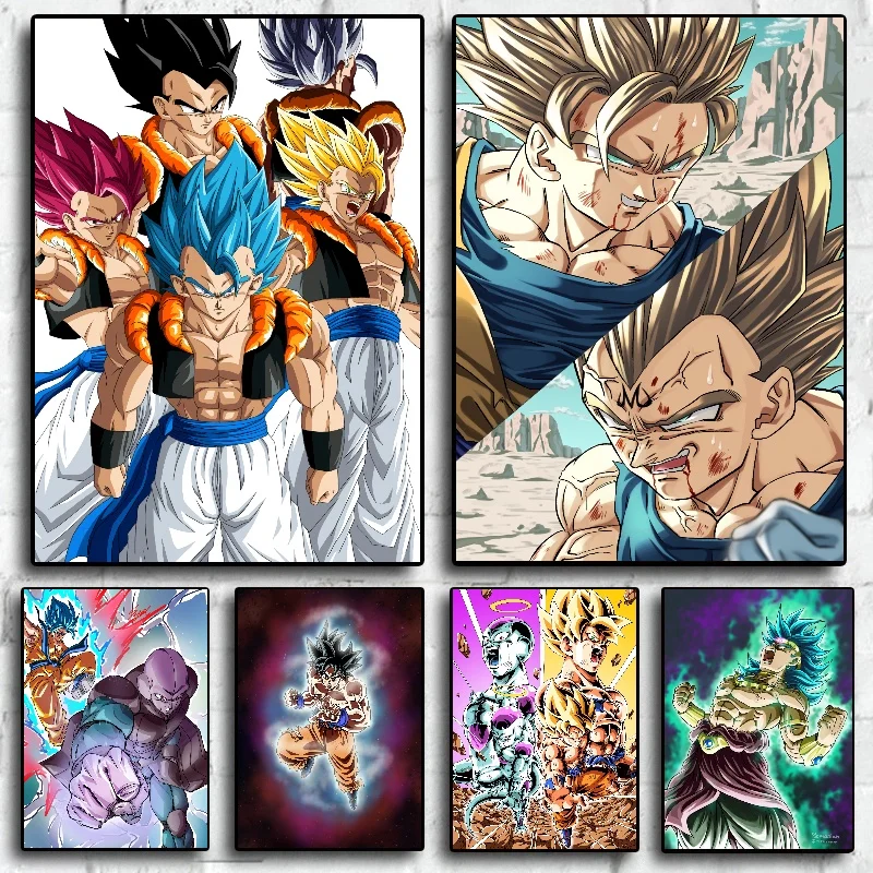 

Dragon Ball Kakarotto Classic Japanese Anime Canvas Painting HD Decoration Pictures Room Wall Decoration Painting Exquisite Gift