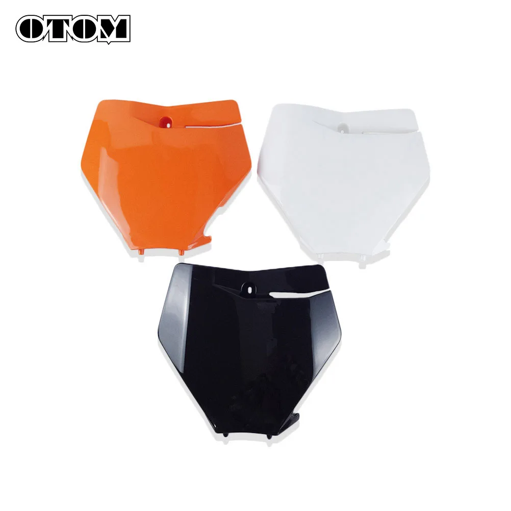 OTOM 2019-2023 오토바이 전면 번호판 플라스틱 가드 커버 등록증 홀더 KTM SX SXF XC XCF 125 250 액세서리