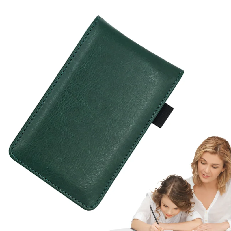 

Leather Notebook PU Leather Journal Planner Notepad Holder Writing Supplies Mini Note Stationery Multifunctional For Business