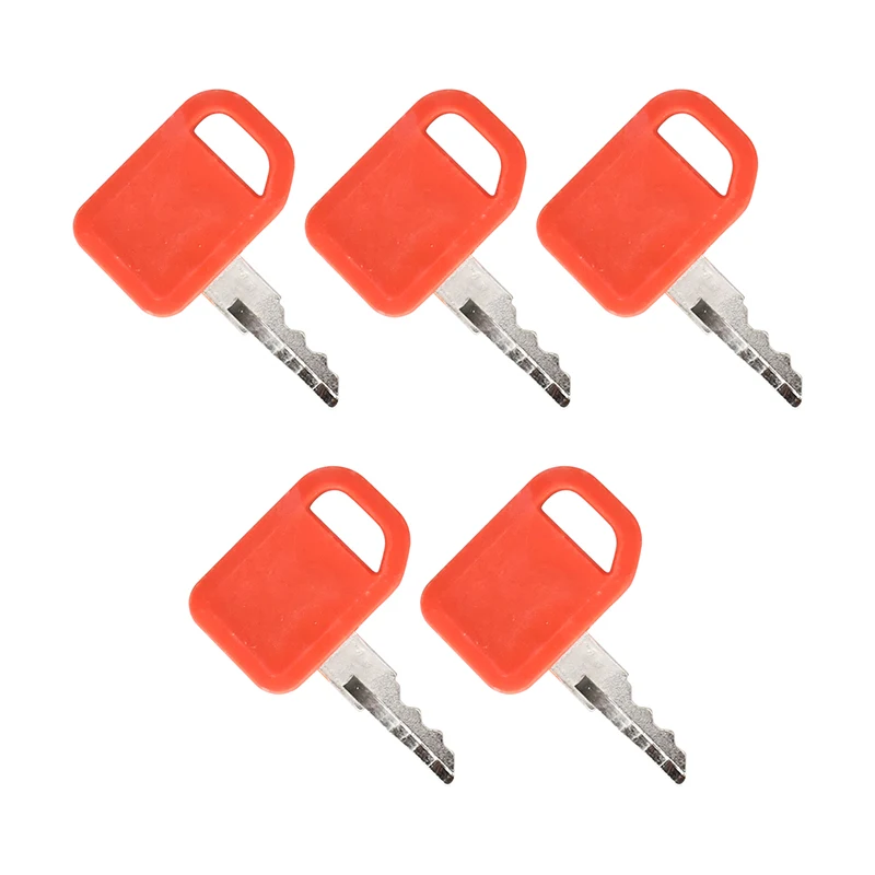 5PCS Key T209428 Compatible with John Deere Skid-Steer Loader 260 280 313 315 317 318D 318E 319D 319E 320D 320E 323D
