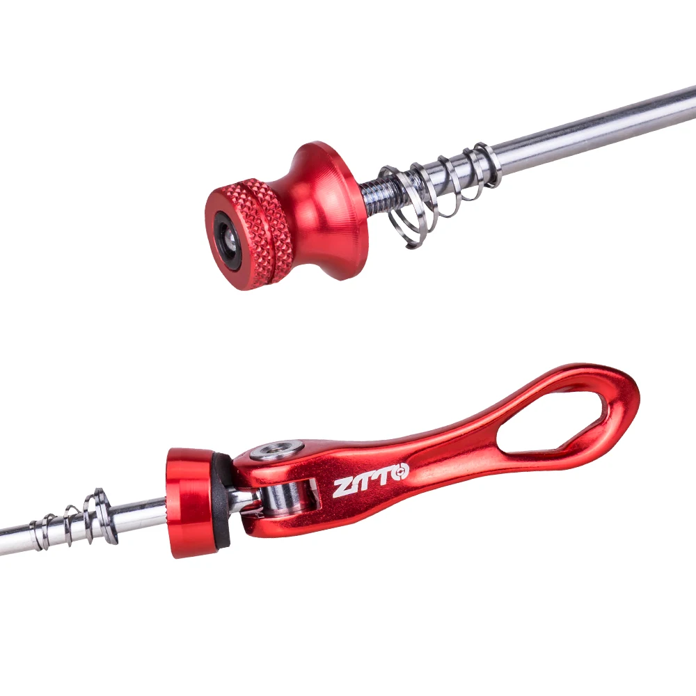 ZTTO MTB Fahrrad Schnellspanner QR Spieße Nabe Achse Räder Verriegelungshebel Fahrradteile Aluminiumlegierung Vorne 9x100 Hinten 10x135mm – Detail 8