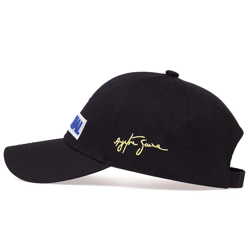 Ayrton Senna Racer Fashion Embroidered Baseball Cap Outdoor Sun Protection Team Hat