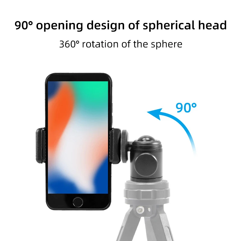 BEXIN Aluminum Alloy Mini Convenient Spherical Head 360 Degree Rotating Tripod Video Panorama Head Photographic Accessories tripod ball head