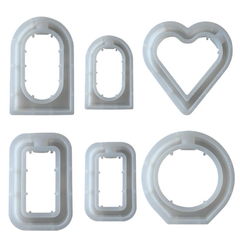 

Arched Heart Hydroponic Plant Mold DIY Test Tube Vase Silicone Mould Gypsum Cement Resin Molds Flower Arrangement Decor