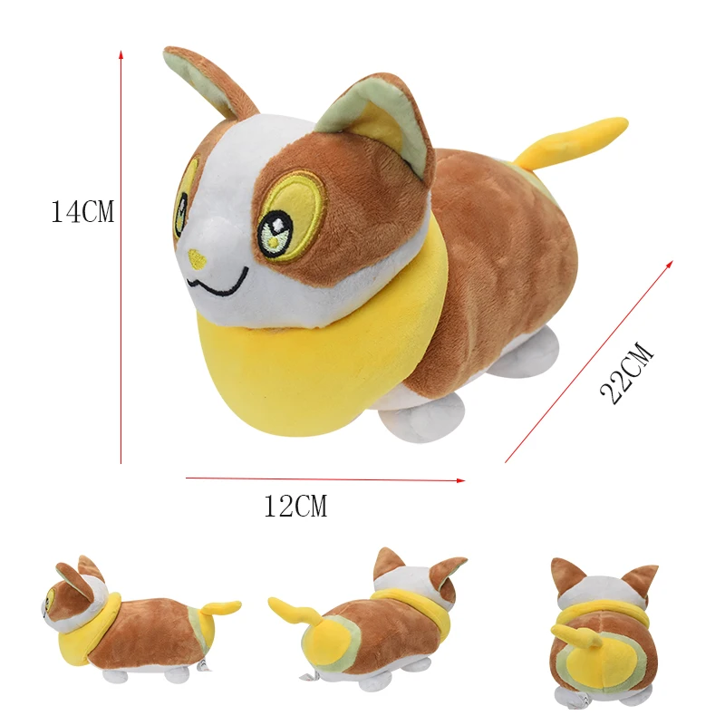 thumbnail image 1 of Pokemon Plush Tepig Victini Snivy Emolga Scorbunny Yamper Raboot Alolan Marowak Sleeping Vaporeon Smoliv Lechonk Stuffed Toys, 1 of 5