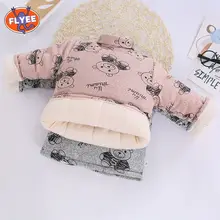 Veste d'hiver en coton pour enfants, manteau épais en cachemire d'agneau, sweat shirt pour la neige, Style coréen, pour bébés garçons et filles