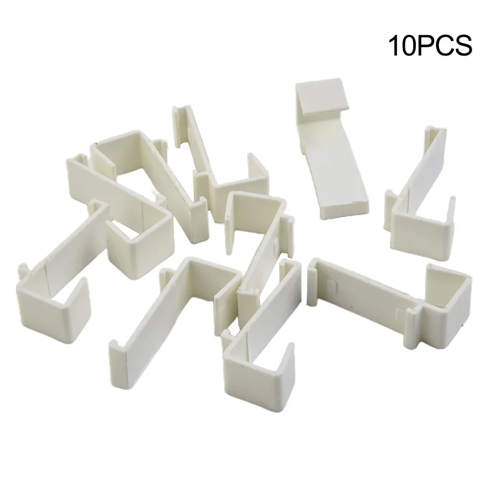 2/10/20pcs Double Roller Blind Clamp Carrier Without Drilling Sash Door Holder Rolling Curtain Bracket