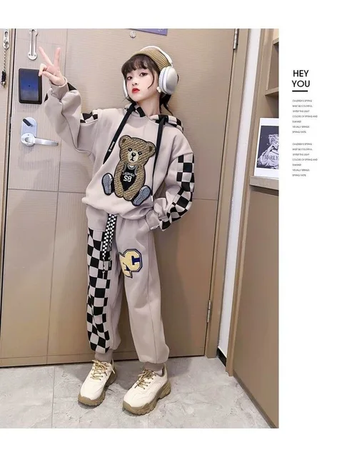 Felpa Con Cappuccio Per Bambina - Stampa Grafica, Morbida, Taglie 3-13 Anni