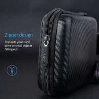 Чехол для жесткого диска ORICO 2,5, портативная защитная сумка для жесткого диска для внешнего 2,5-дюймового жесткого диска/наушников/U-диска, черный чехол для жесткого диска — изображение 4