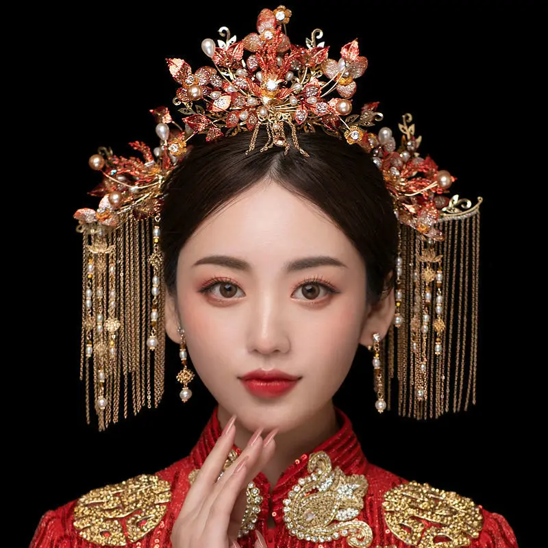 Wedding Bridal Hair Jewelry Bride Crown Headdress Wedding Hair Accessories Bridal Headwear Headpiece Tiara bridal jewelry sets