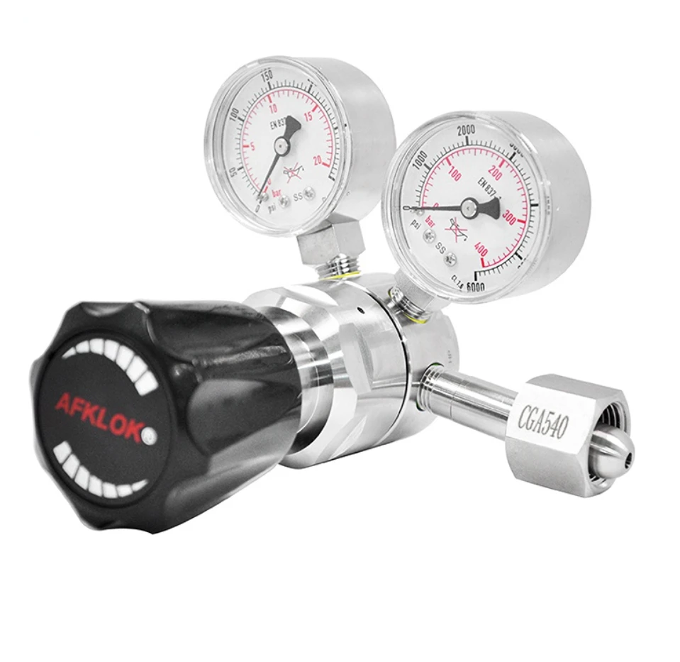

Wall Mount Single Stage Nitrogen Argon 200bar Gas Precision Pressure Regulator For Calibrator
