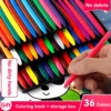 Multi-colors Plastic Triangle Crayon Set DIY Artist Supplies Hand-washable Crayons for Kids Gruesos Office Cultural Supplies 1