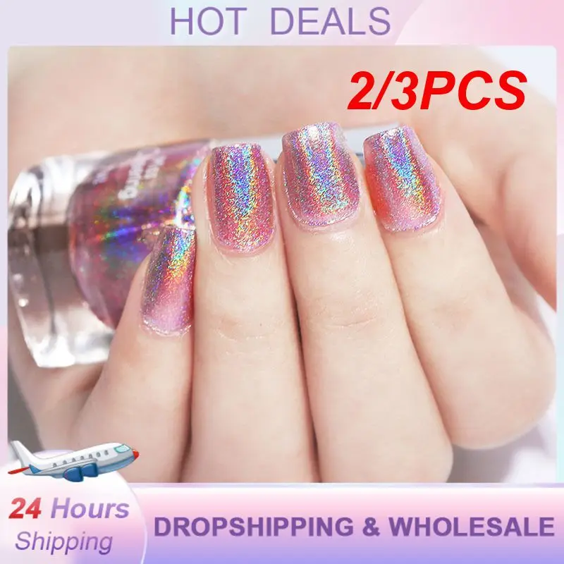 

2/3PCS Nail Polish Sequins Nail Painting Manicure Accessories Nail Gel Nail Varnish Colorful Nail Art Tools Laser
