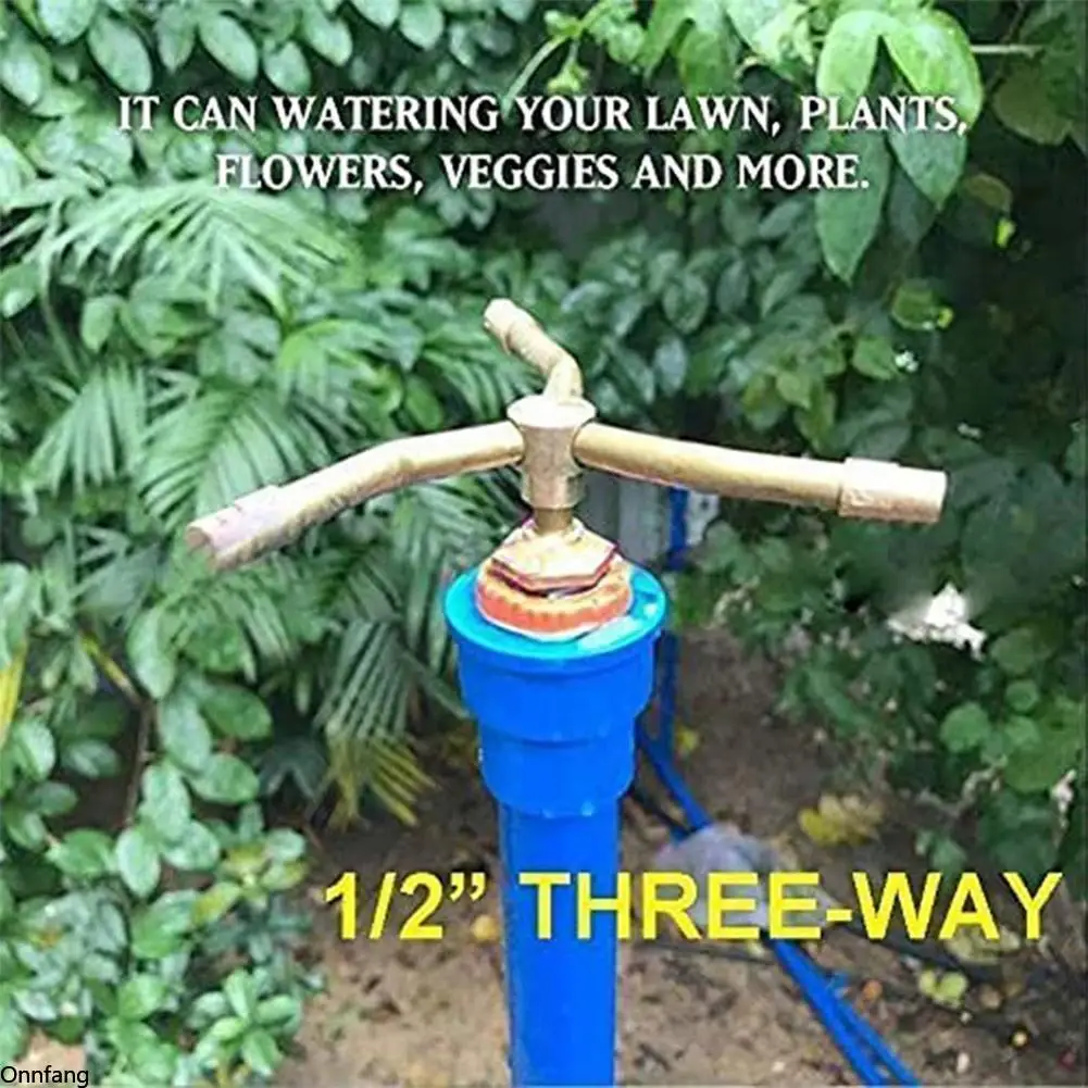 2/3/4 Arm Automatic Rotary Sprayer 360 Degree Rotation Brass Lawn Irrigation Sprinkler Heads Garden Accessories Watering Nozzle garden sprinkler irrigation sprinklers garden irrigation nozzle drip irrigation sprinklers