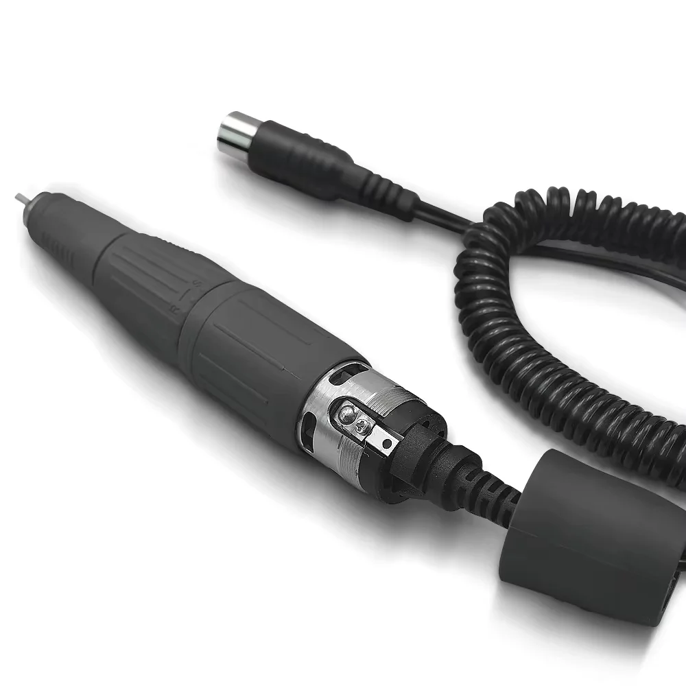 H37 전동 네일 샌더 드릴 펜 마이크로모터 연마기 45000/35000 RPM 2.35mm 핸드피스 (강력한 마라톤 컨트롤 박스용)