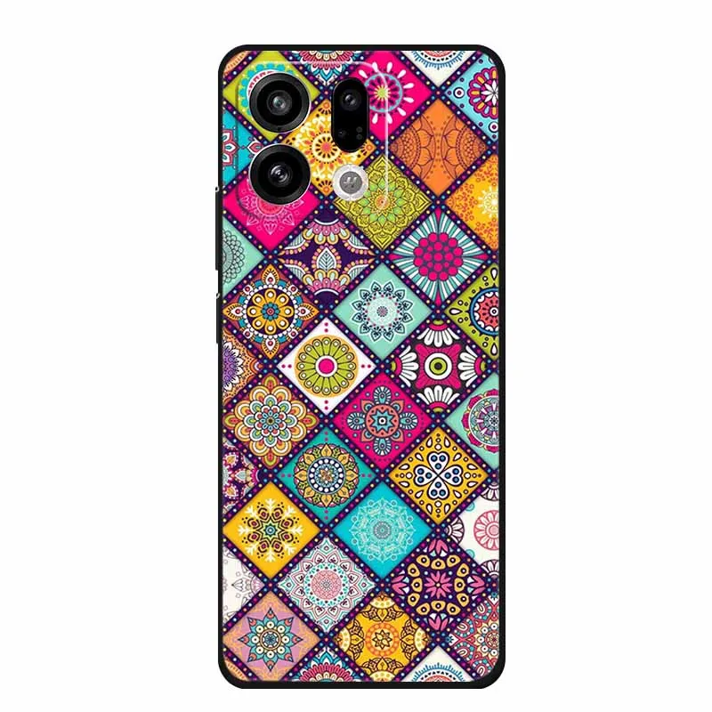 Sleek Black Silicone Soft Back Phone Case