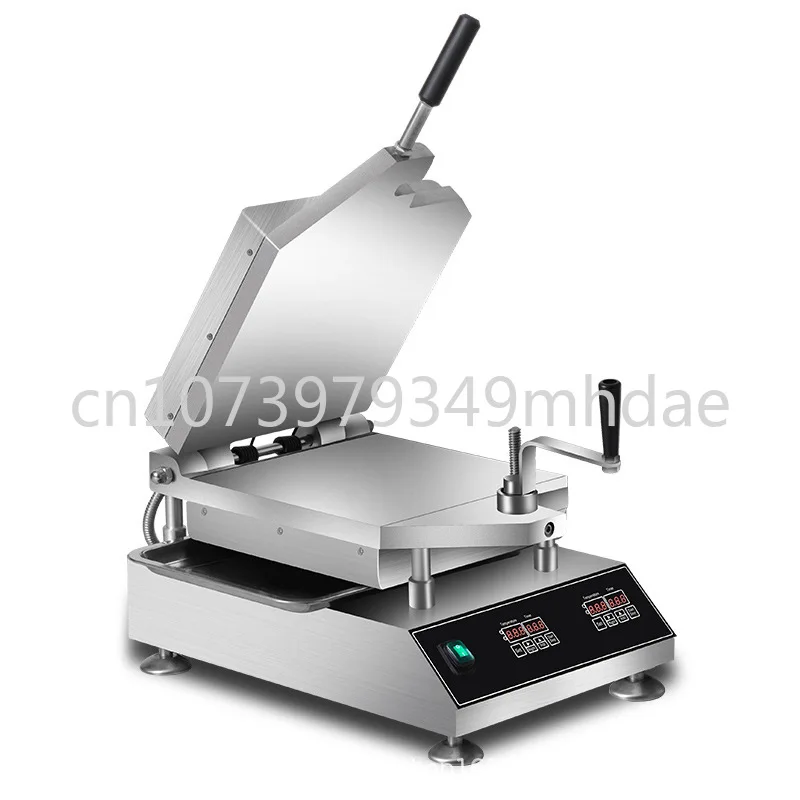 

Thermal Oil Pressing Machine Seafood Crepes Pizza Maker Squid Non-stick Thin Cake Pressing Machine Fossil Cake Machine 220V